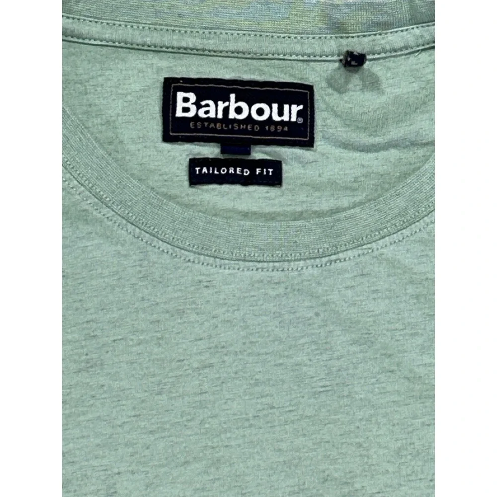 BARBOUR Men's Medium Spell Out T-Shirt Short Sleeve‎ Tee